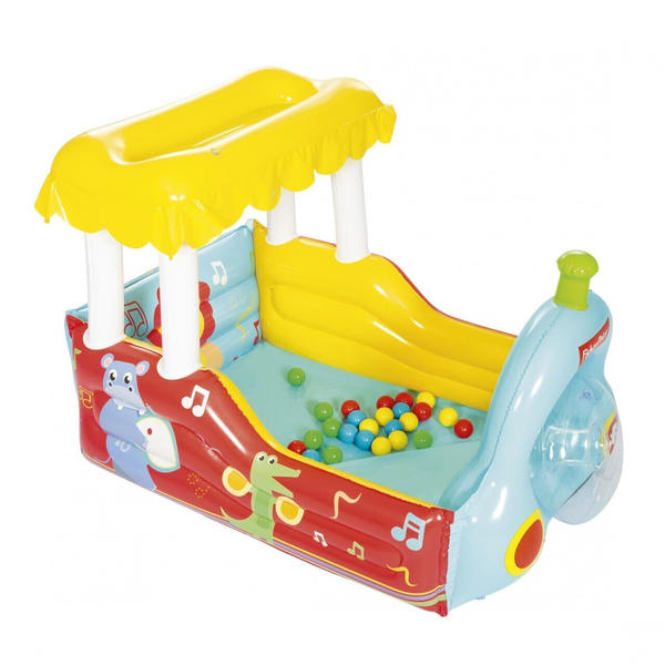 Bestway Fisher Price Aufblasbares Bällebad Dampflok