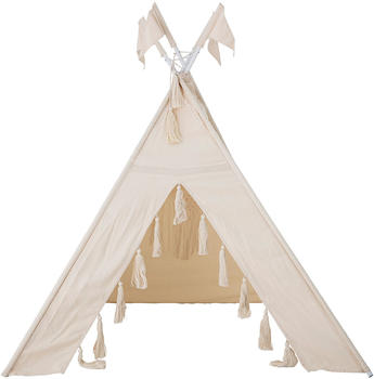 Bloomingville Kinder-Tipi Zelt natur