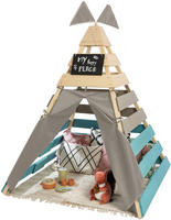 MUDDY BUDDY Spielhaus "Tipi-Zelt Dreamer" Holzschutz vorbehandelt, BxTxH: 135x135x170