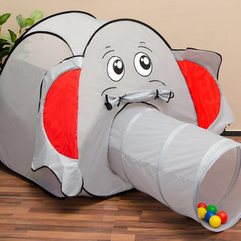 LittleTom Kunderzelt Jumbo mit 200 Bällebadbällen