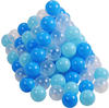 Knorrtoys® Bällebad-Bälle »100 Stück, soft blue/blue/transparent«, (100),...