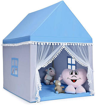 Costway Kinderspielzelt blau