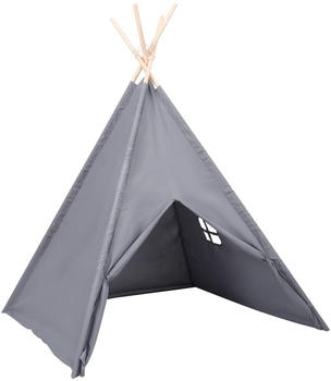 vidaXL Teepee with bag grey