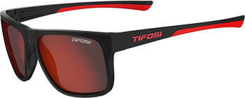 Tifosi Swank Single Lens Sunglasses Casual satin black crimson smoke red
