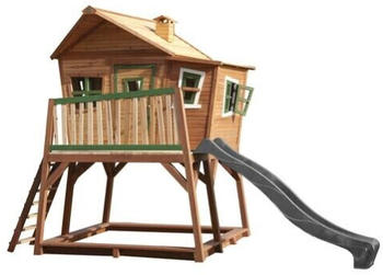 AXI Max playhouse brown/green with grey slide