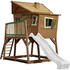 AXI Max playhouse brown/green with white slide