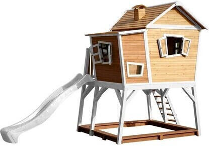 AXI Max playhouse brown/white with white slide