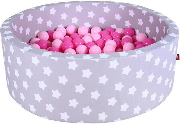 Knorrtoys Bällebad Soft grey White Stars mit 300 Bällen soft pink (68162)  Test TOP Angebote ab 69,99 € (Juni 2023)