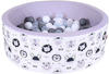 Knorrtoys Bällebad Soft Cute Animals mit 150 Bällen grau/weiß/transparent (68090)