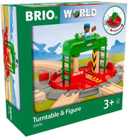 Ravensburger 33476, Ravensburger World Lok-Drehscheibe mit Kontrollbr&uuml;cke