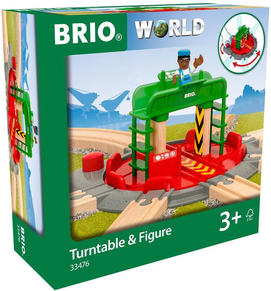Brio World - Lok-Drehscheibe mit Kontrollbrücke (33476)