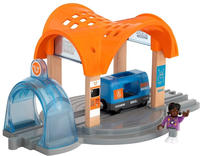 Brio 53.033.973, Brio Smart Tech Sound Bahnhof mit Action Tunnel (53.033.973)