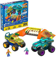 Mattel MEGA Hot Wheels Monster Trucks Mega-Wrex Knochen Crash Stunt