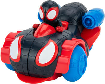 Disney Spidey and His Amazing Friends Miles Morales Quick Shot 2-in-1 Vehicle (SNF0123)
