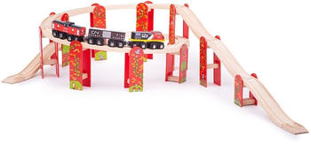 Bigjigs Hölzerne Track-Viadukt Erweiterung Set