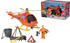 Simba Sam Hubschrauber Wallaby mit Figur Spielzeughubschrauber Mehrfarbig