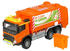 Majorette Volvo Müllauto mit Müllbehälter orange, Mit Licht und Sound (213743000)