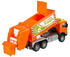 Majorette Volvo Müllauto mit Müllbehälter orange, Mit Licht und Sound (213743000)
