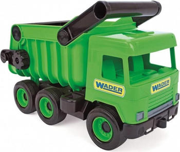 Wader Green Middle Truck dump truck in a cardboard box