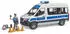 Bruder MB Polizei Einsatzfahrzeug mit Polizist
