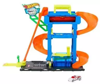 Hot Wheels City Color Shifters Tunnel Twist Car Wash