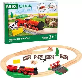 Brio World Rote Lola Bauernhof Zugset (36029)