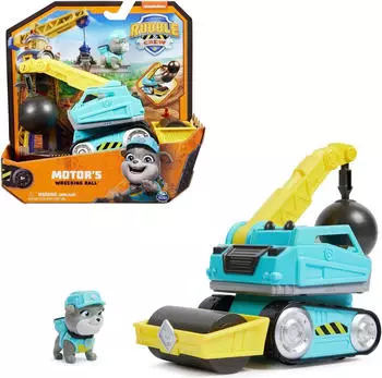 Spin Master Rubble & Crew - Abrissbirnen-Baufahrzeug mit Motor-Figur (6069659)