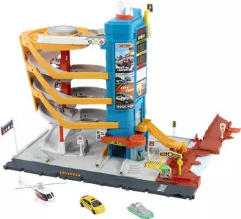 Matchbox Spielzeugautos und Spielset Transport-Center 1:64 (HXL47)