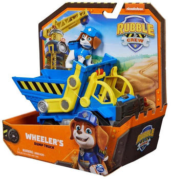 Spin Master Rubble & Crew - Kipplaster-Baufahrzeug mit Wheeler-Figur (6066528)