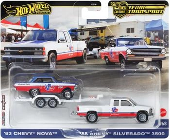 Hot Wheels Chevy Nova + - Team Transport #