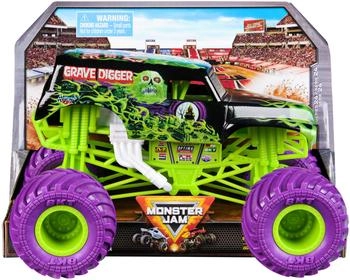 Monster Jam Official Grave Digger Monster Truck Collector Die-Cast Vehicle 1:24 Scale Kids’ Toys for Boys and Girls Aged 3 and up