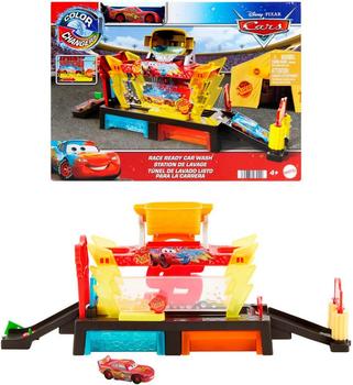 Mattel Disney and Pixar Cars Color Changers with Color Changing Lightning McQueen Toy Vehicle 20-Inches Long Connects to Other Sets JBM70
