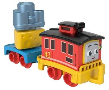 Mattel Thomas & Friends Toddler Toy My First Brake Car Bruno Push-Along Vehicle with Stacking Cargo for Preschool Kids Ages 18+ Months HXP56