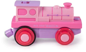 Bigjigs Rail Elektrische Lokomotive rosa