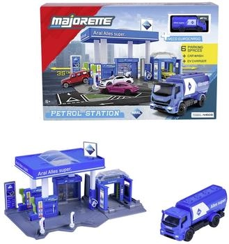 Majorette Aral Gas Station with Accessories