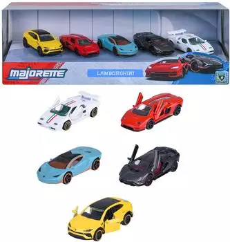 Majorette Set of 5 Lamborghini Cars