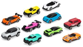 Dickie Set of 10 Metal Toy Cars