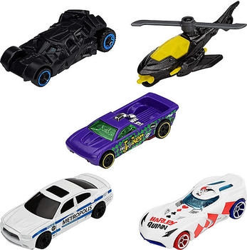 Fisher-Price Set of 5 Batman GWW94 Cars
