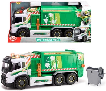 Dickie Spielzeug-Müllwagen Giant Garbage Truck, mit Licht und Sound