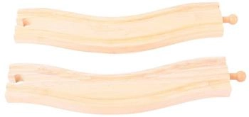 Bigjigs Bigjigs Rail Wavy Track (2 Pieces)