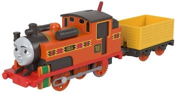 Fisher-Price Thomas & Friends Motorized Toy Train Classic Nia Battery-Powered Engine & Cargo Car Storytelling Play for Preschoolers JGF97