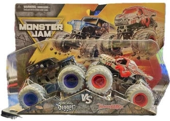 Monster Jam 1:64 Die Cast 2 pack Son-Uva Digger Vs ThunderROARus