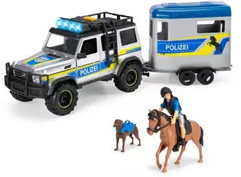 Dickie Police Horse Trailer