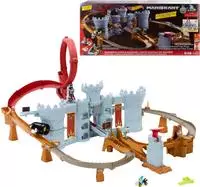 Hot Wheels Autorennbahn "Mario Kart Bowsers Schloss-Rennbahn" inklusive