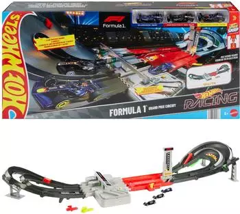 Hot Wheels Race Formel Grand Prix-Rennstrecke-Trackset 1:64 (JLB13)