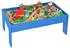 AIYAPLAY Wooden train table with 108-piece railway set
