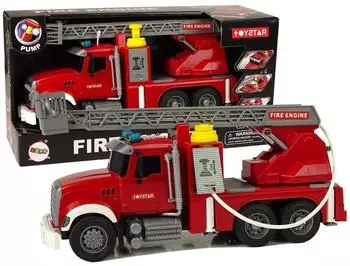 Lean Toys Feuerwehrauto Rotes Wasser Klingt Lichter
