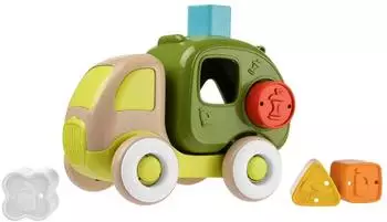 Chicco Recycling Lorry Eco+ Spielzeug-LKW, 5 Steckformen, 10M-3J (11158000000)