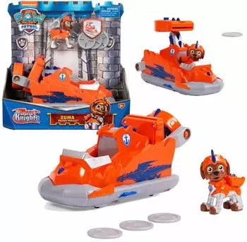 Paw Patrol Rescue Knights Deluxe Fahrzeug mit Figur Zuma (20133696_ZUMA)
