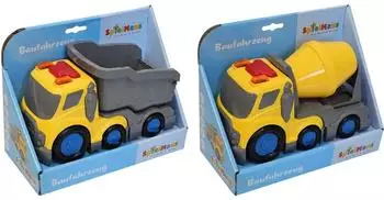 Vedes Baufahrzeuge mit Licht & Sound, Friktion, 2-fach sortiert (0040834541)